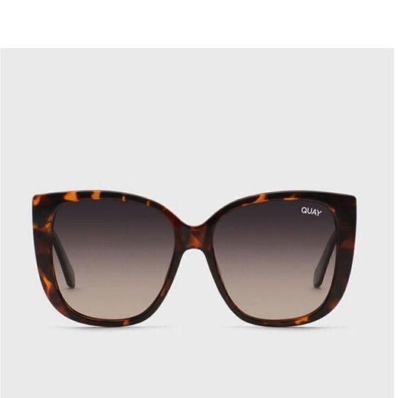 NEW! Quay rare 146 Ever After tortoise peach fade polarized sunglasses